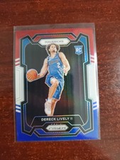 2023 Panini DERECK LIVELY Red White Prizm #163 Refractor Rookie Card MAVERICKS