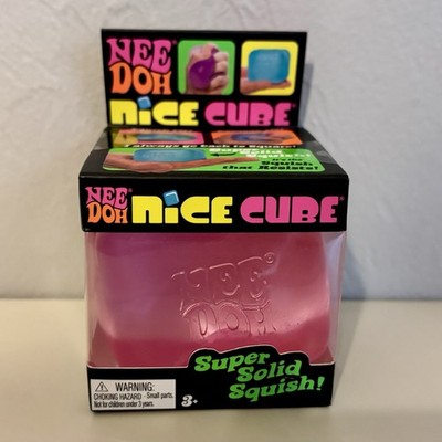 Needoh Nice Cube Super Solid Squish - Pink