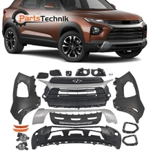 Fits 2021 2022 2023 Chevrolet Trailblazer Front Bumper Cover Grille Assembly Kit