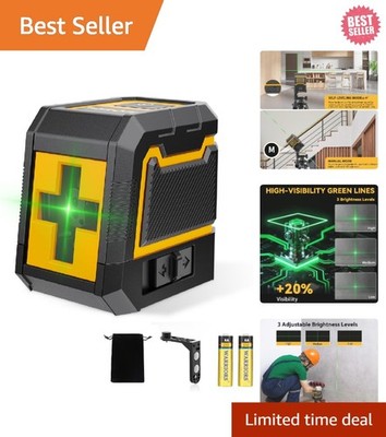 Multi-Function Green Laser Level: Self-Leveling & Manual Modes for Precision
