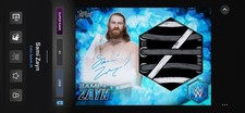 SAMI ZAYN 2025 WWE TOPPS SLAM COLOR SPLASH 25 SUPER RARE DIGITAL CARD!!!!!!!