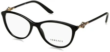 Versace Women's VE3175 Black Eyeglasses 54MM