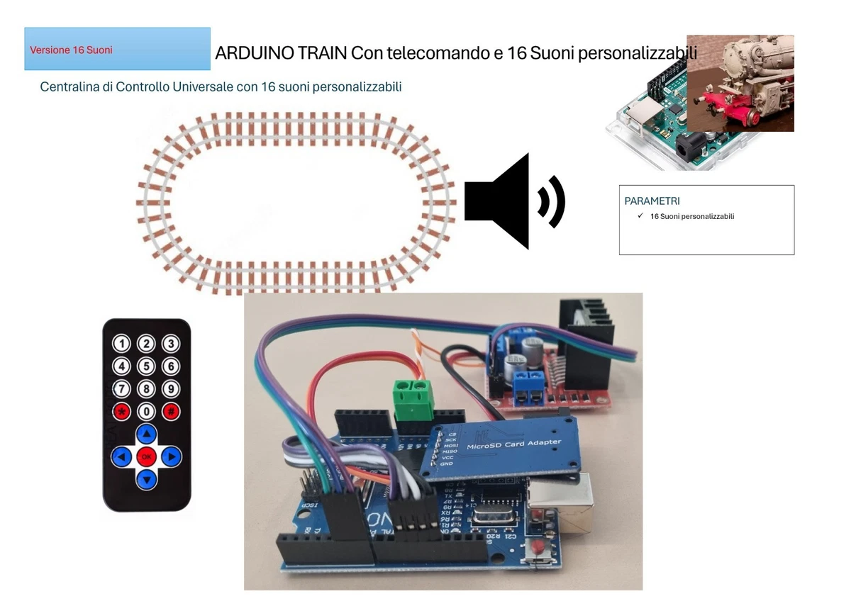 Soundbox Soundmodul  Krähender Gallo  Modellismo Sound Con Altoparlante