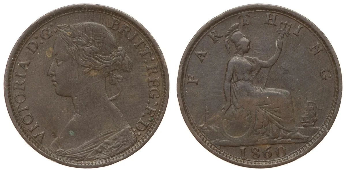 1860 Year UK Farthings for sale | eBay