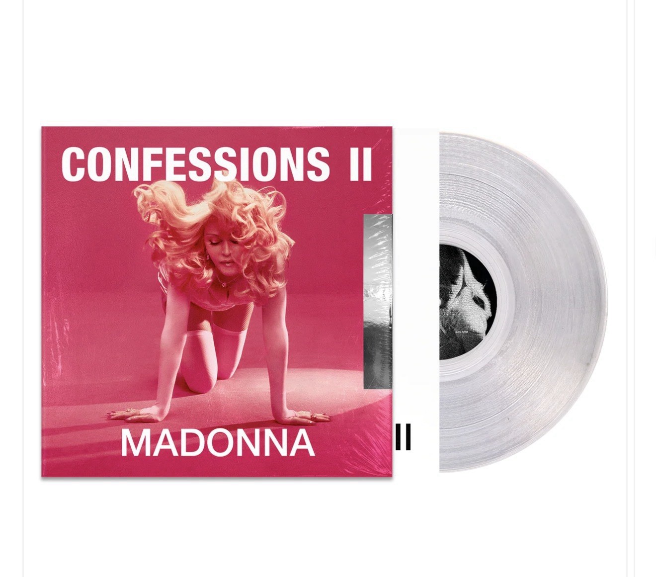 Madonna Confessions II 12‑Track LP PRIDE Ed. CLEAR Vinyl RARE SOLD OUT PRESALE
