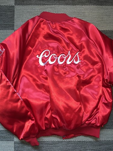 80s Collectable Signed Bill Elliott Coors Nascar Daytona Satin Jacket Never Worn - Picture 2 of 17