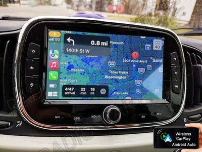 2+64G Android 15 Carplay For 2016-2019 FIAT 500 Car Radio Stereo GPS Navi DSP
