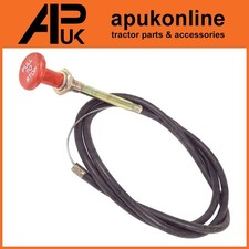 Engine Pull Stop Cable 1.3m for Case International David Brown Ford Tractor