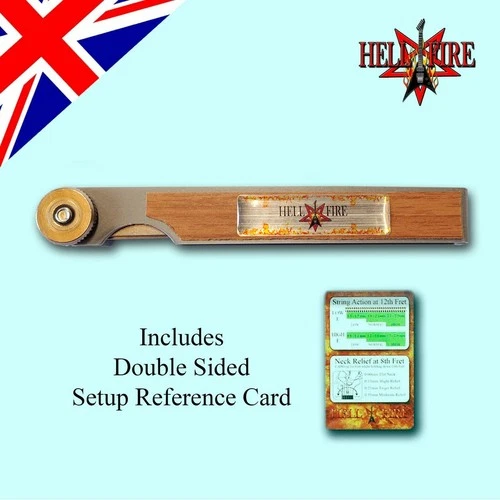 Hellfire Feeler Gauge for Guitar - string action and neck relief measurements