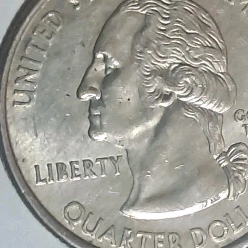 2008 P Arizona 1912 State Quarter Unique Dye Strike Errors / Imperfections - Image 3 of 4