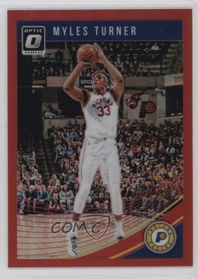 2018-19 Panini Donruss Optic Red Prizm /99 Myles Turner #142 1d0h