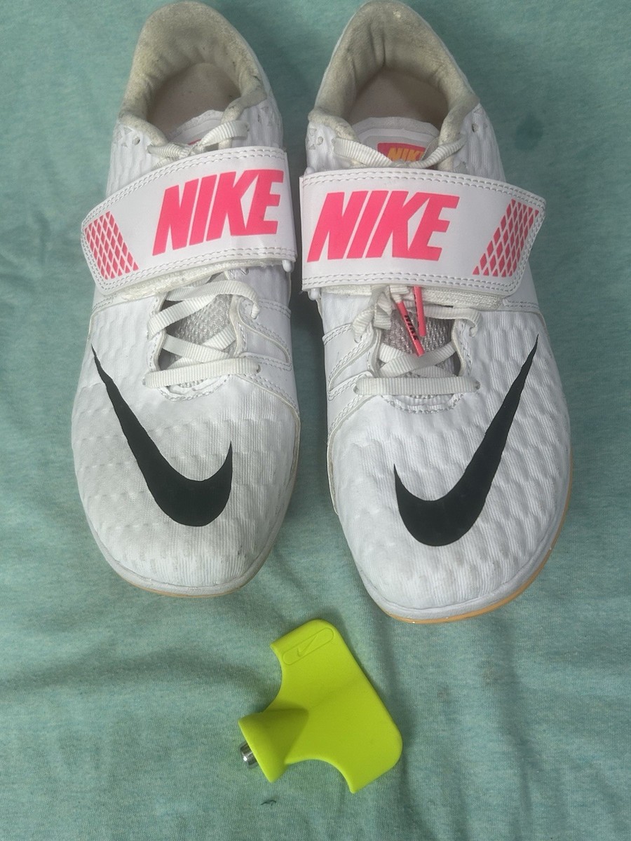 Size 6.5 - Nike Jump Elite High White Hyper Pink Orange for