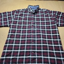 Twenty X Wrangler Men's XL Western Shirt Button Down Plaid Short Sleeve