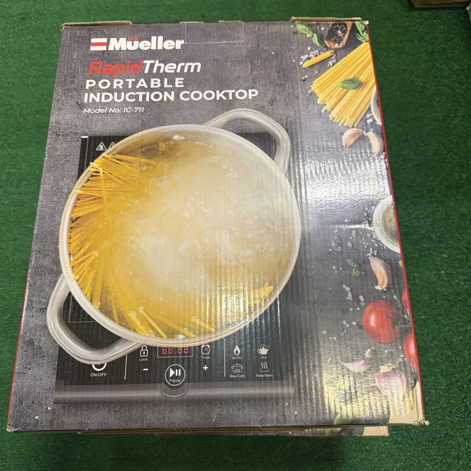 Mueller RapidTherm Portable Induction Cooktop Hot Plate Countertop 1800W, IC-711
Opens in a new wind