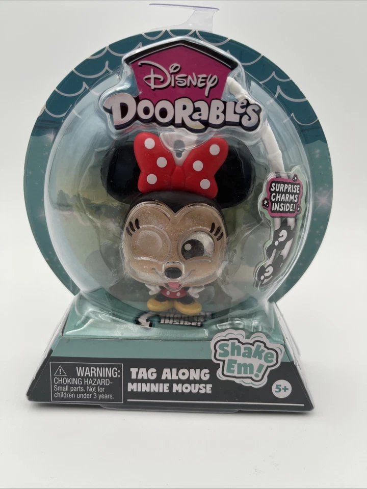 CLIP MOCHILA CON ETIQUETA MINNIE MOUSE DISNEY DOORABLES con DIJES SORPRESA Foto 2 de 4