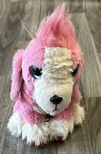 Little Live Pets Scruff-a-Luvs Cutie Cuts Pastel Pink & White Stuffed Animal Toy