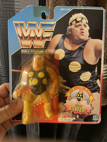 wwf hasbro on card dusty rhodes wrestling figures ...