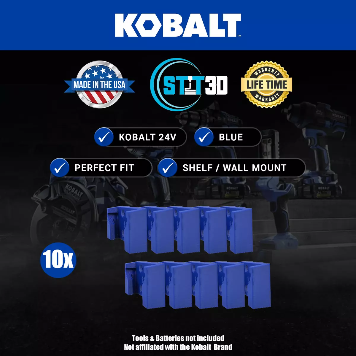 Kobalt tool outlet hanging system