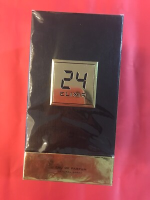 24 Gold Elixir by ScentStory Eau De Parfum Spray 3.4 oz New Sealed