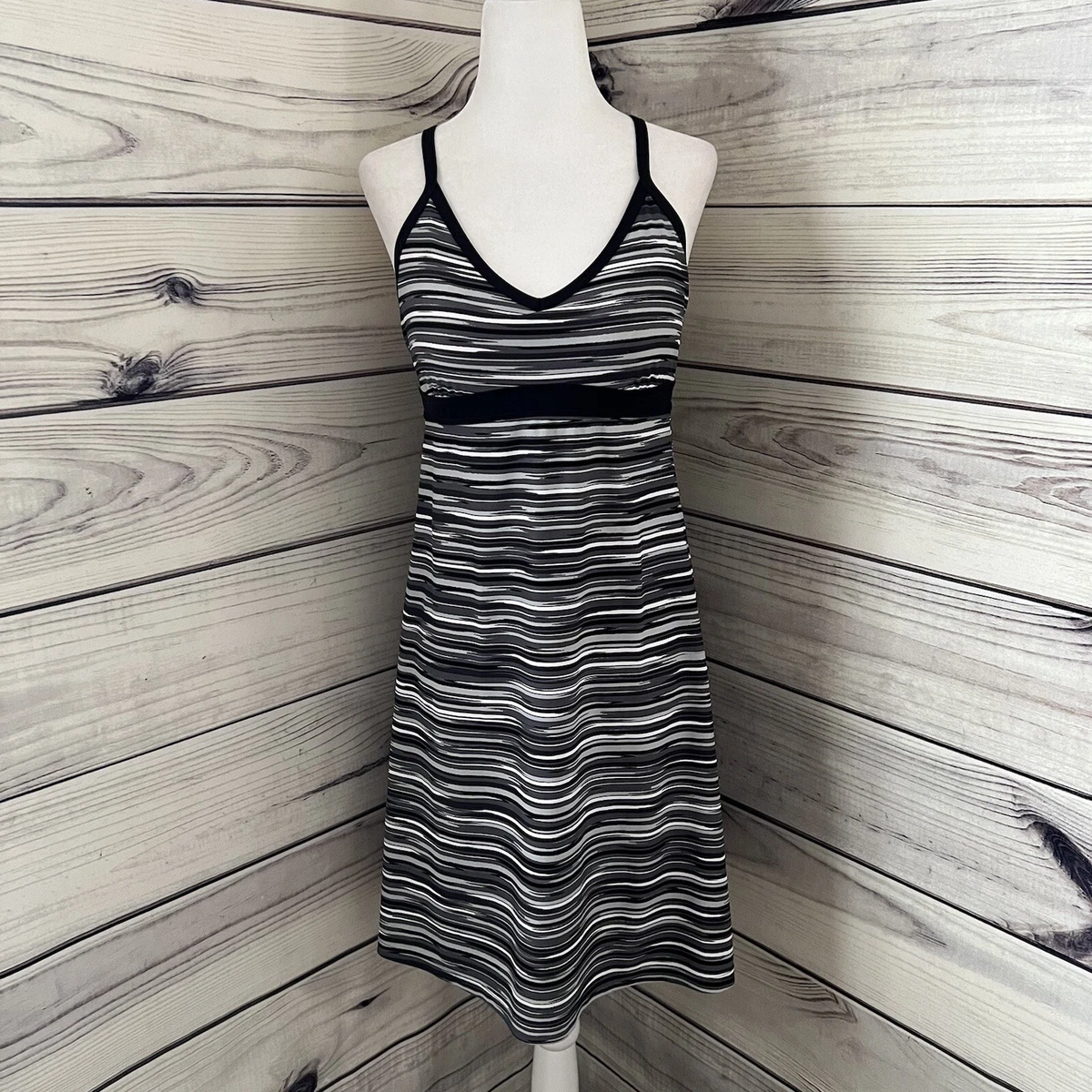 Athleta Shorebreak Black Athletic Beach Swim Dress