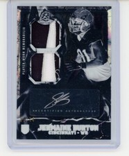 Jermaine Burton 2024 Topps Resurgence Rookie Electron Dual Swoosh Auto #11/14