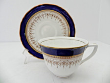  Cup & Saucer Set Regency Blue by ROYAL WORCESTER