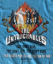Vintage The Untouchables T Shirt Sz XL 1989 Single Stitch Screen Stars Best USA