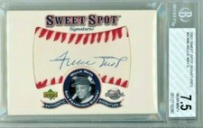 WILLIE MAYS 2001 UPPER DECK SWEET SPOT SIGNATURES BGS 10 AUTO 7,5 