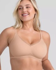 HONEYLOVE CROSSOVER WIRELESS BRA SAND NEW SIZE M, 36B/C