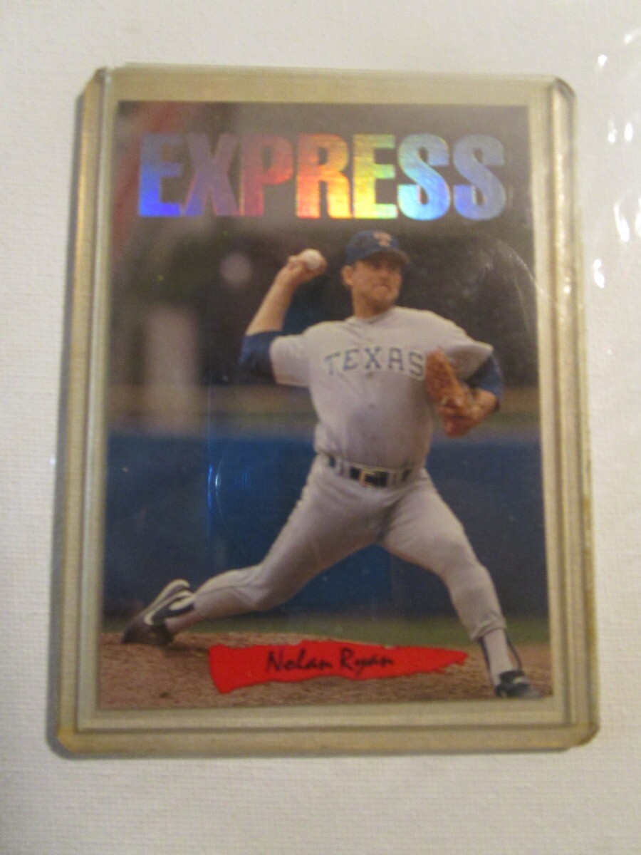 Nolan Ryan Express 1993 Triple Play Nicknames Baseball Card Texas