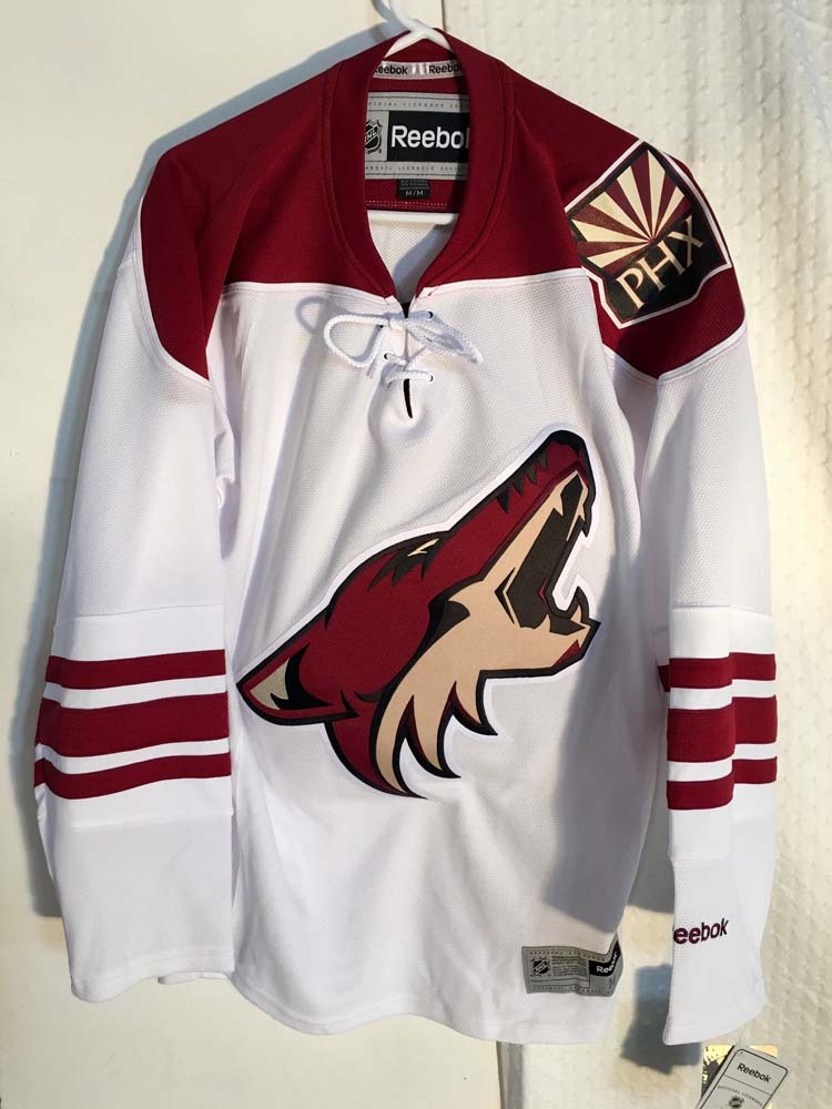 Reebok Premier NHL Jersey Arizona Coyotes Team White sz 2X