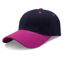Baseball Cap Plain Trucker  Hat Adjustable Solid Hats Polo Golf Style Visor Caps