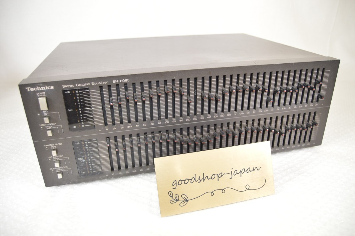 Technics SH-8065 Silver Stereo Graphic Equalizer 33 Band Tested 