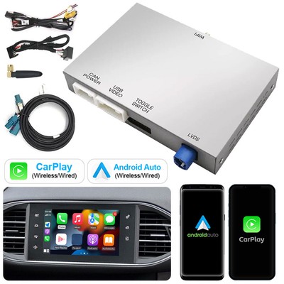 Wireless Carplay Android Auto Interface For Peugeot Citroen 3008 C4 SMEG&MRN