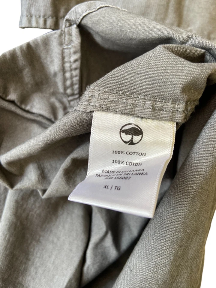 Camisa De Colección Arbor 1995 Para Hombres Abotonada Gris Talla XL Cuello L/S Bolsillo Foto 4 de 4