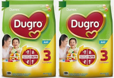 2 Packs Dumex Dugro 3 Plain Formulated Milk Powder 850g Express Shipping