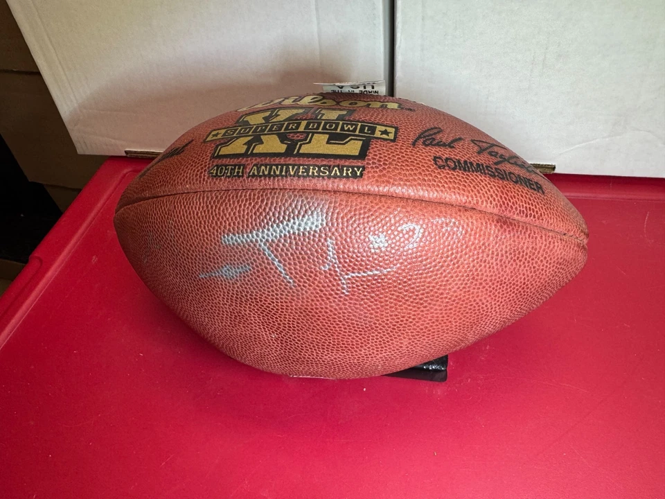 Marcus Trufant #23 SEATTLE SEAHAWKS Signed Football W/ COA - Image 3 of 4