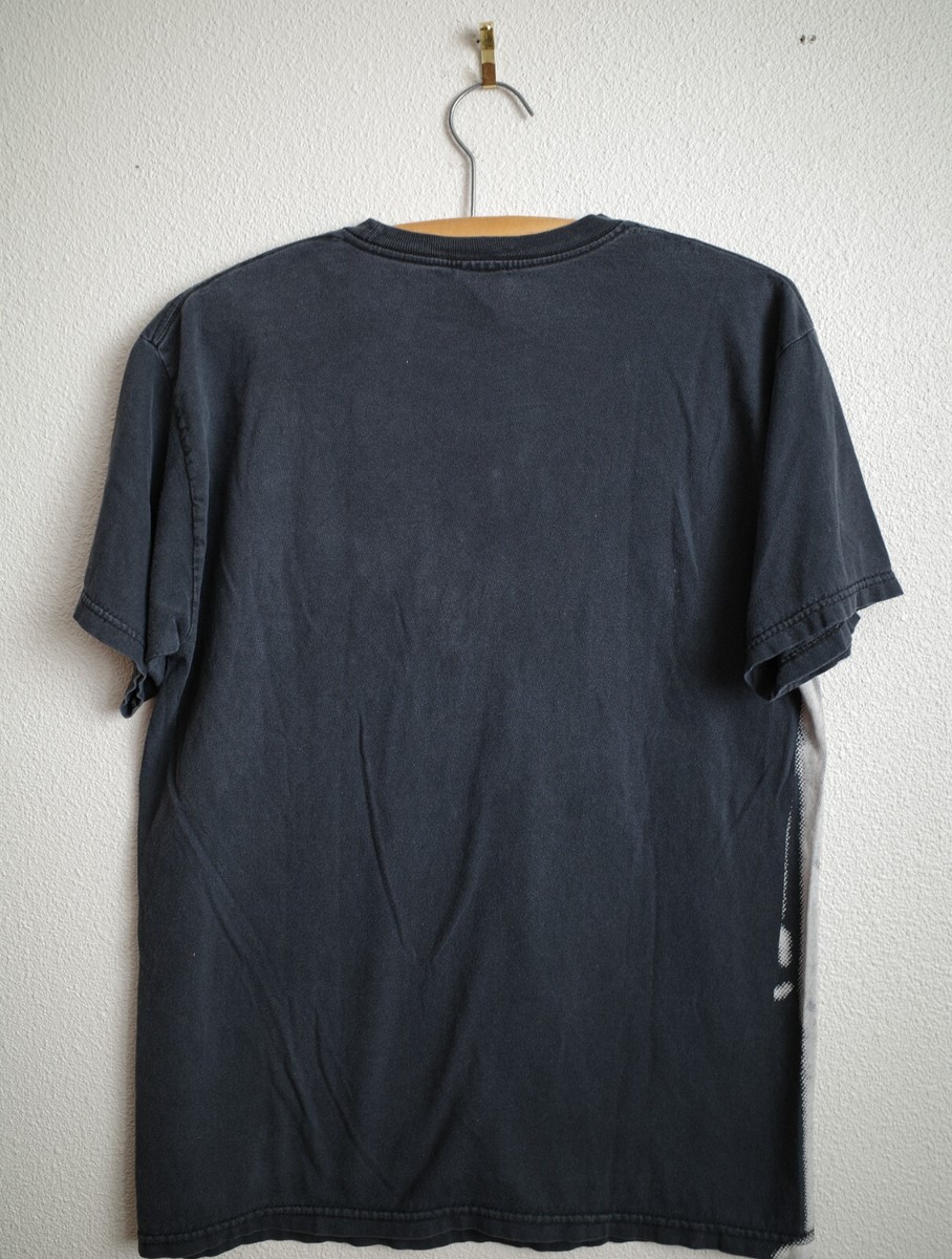 Vintage Alien Workshop Skateboarding AOP Black T-Shirt Men's Size