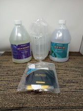 DR CRAFTY Casting And Coating Clear Epoxy Resin 1/2 Gallon Set Open Box
