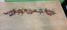 gingerbread man and house Christmas garland