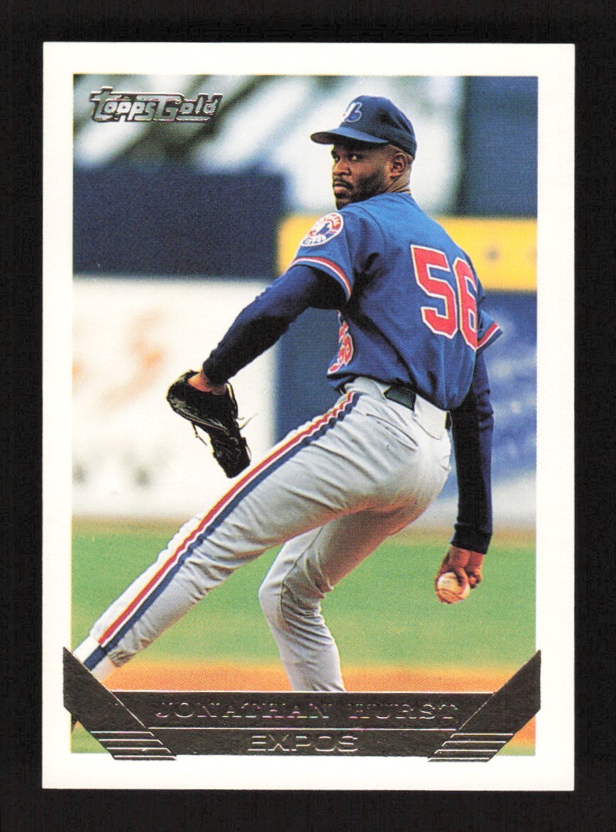 1993 Topps Gold Jonathan Hurst #727 Montreal Expos