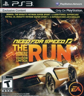 #ad Need for Speed the Run Limited Edition PlayStation 3 PS3 $9.95