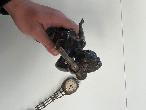 ANTIKE MYSTERY UHR AUS BRONZE - Bild 6 von 18