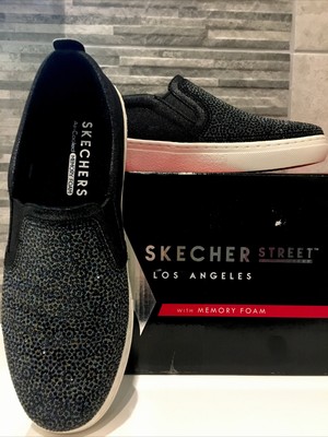 skechers street goldie women's slip on shoes