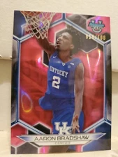 Aaron Bradshaw 2023-24 Bowman's Best University #41 Pink Lava Refractor /100 RC