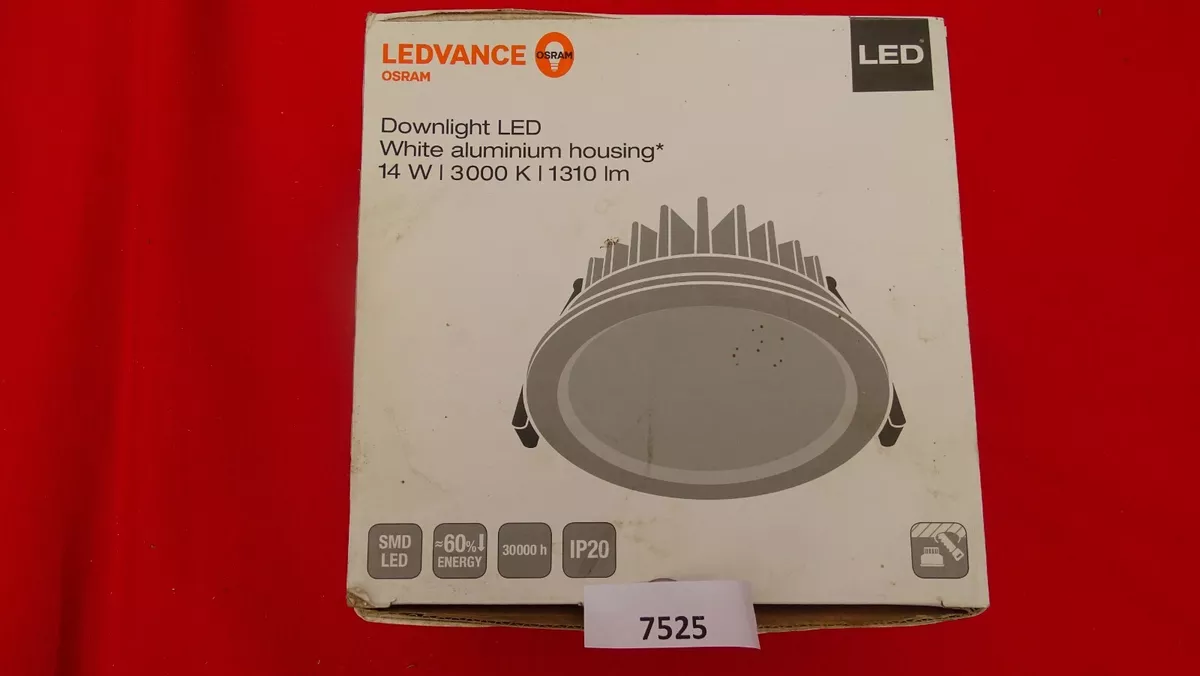 Sobriquette oase Bemærk venligst OSRAM Ledvance Downlight LED Spotlight Recessed 14W 3000K 1310 Lm | eBay