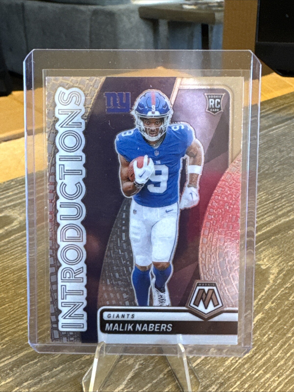 2024 Panini Mosaic Football Malik Nabers Introductions (SP RC)