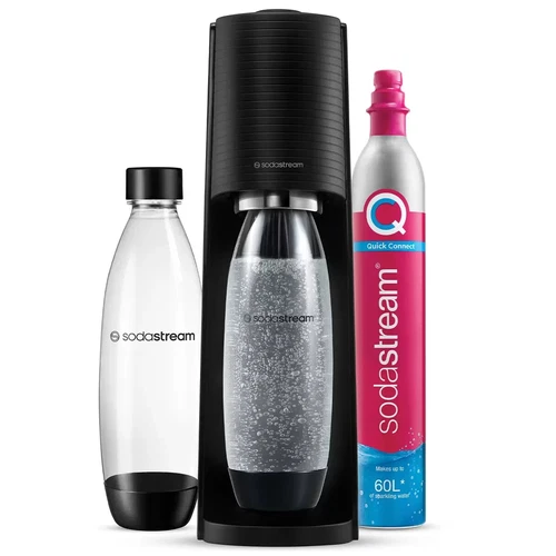 NEW Soda Stream Terra Sparkling Water Maker Black SodaStream Housewarming Gift!