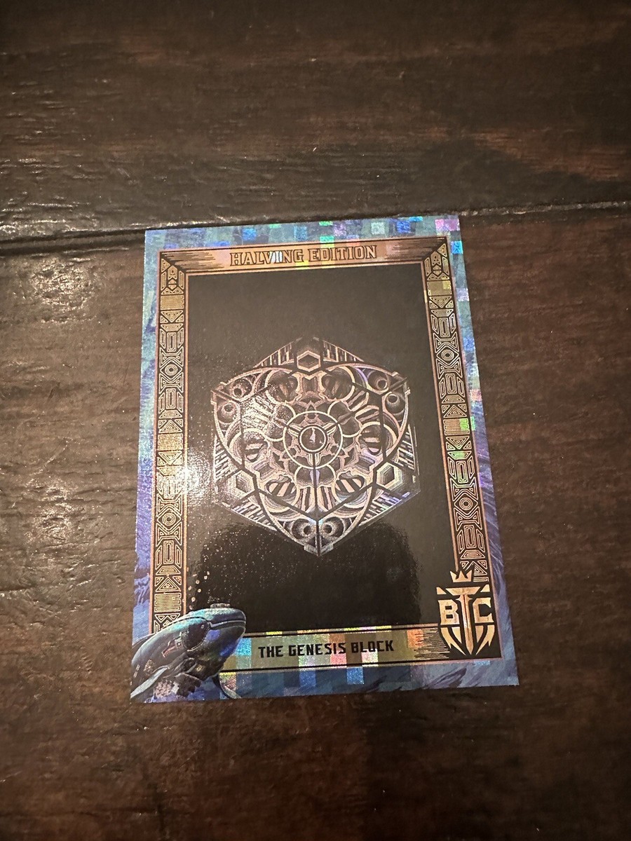 Genesis Block #36 2024 Bitcoin Trading Cards BTCTC WHALE Halving Edition  /256