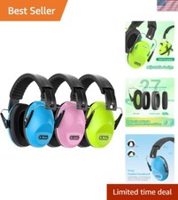 Lightweight Kids  Noise Cancelling Ear Muffs - Extra Comfort with Adjustable Fit